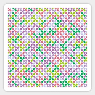 Nice metaball pattern abstract colorful Sticker